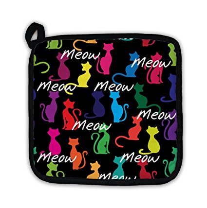 Gear New Pot Holder, With Colorful Cats, GN19591