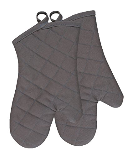 KAF Home Chef's Oven Mitts, One Size, Pewter 2