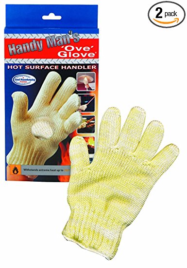 Handy Man's 'Ove' Glove Hot Surface Handler, 1 Glove (Pack of 2)