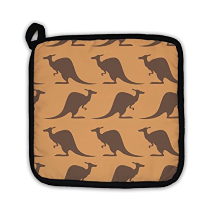 Gear New Pot Holder, Pattern With Kangaroo, GN819673