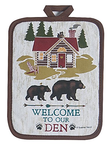 Kay Dee Designs R3002 Welcome To The Den Lodge Potholder
