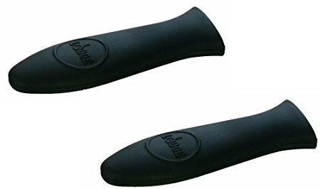 Lodge Ashh11 Silicone Hot Handle Holder. 2 Bk (Black, 2)