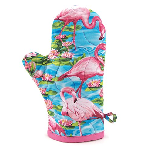 Pink Flamingo Oven Mitt - Insulated Pot Holder