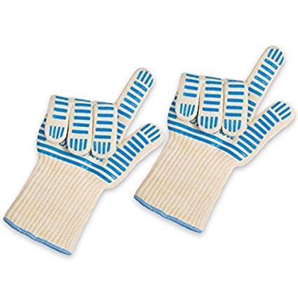 Professional Kitchen Gloves, Heat Resistant, Oven Gloves, Non-Slip, Perfect For All Your Cooking Needs, Long, Potholder, Cooking Gloves, BBQ Gloves, Kitchen Gloves, Baking, Silicone Grip